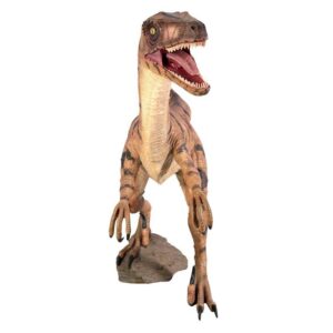 Design Toscano NE110015 106 Inch Velociraptor Dinosaur Statue