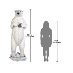 Design Toscano NE110036 32 Inch Standing Prodigious Polar Bear Statue