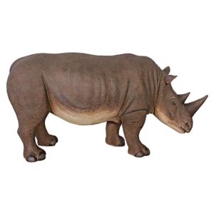 Design Toscano NE110083 58 Inch Grand Scale Rhinoceros Statue