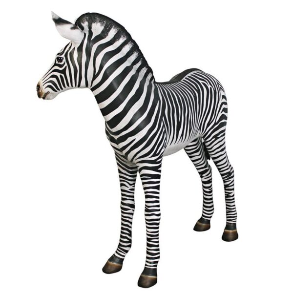 Design Toscano NE110099 38 Inch Grand Scale Zebra Foal Statue