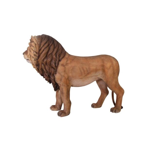 Design Toscano NE110101 74 1/2 Inch Life Size King of The Lions Statue