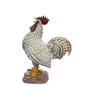 Design Toscano NE110114 53 1/2 Inch Cock A Doodle Doo Giant Rooster Statue