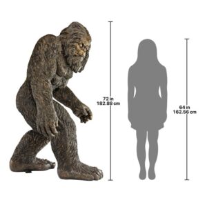 Design Toscano NE110119 45 Inch Life-Size Bigfoot the Giant Yeti Statue