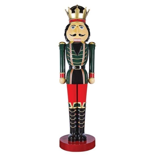 Design Toscano NE130010 37 Inch Super Scaled Holiday Nutcracker Statue