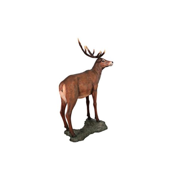 Design Toscano NE130058 51 1/2 Inch Red Deer Buck Statue with Base