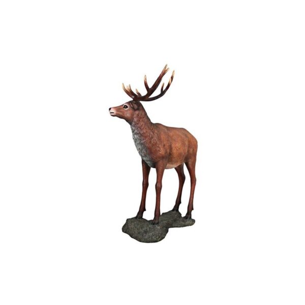 Design Toscano NE130058 51 1/2 Inch Red Deer Buck Statue with Base