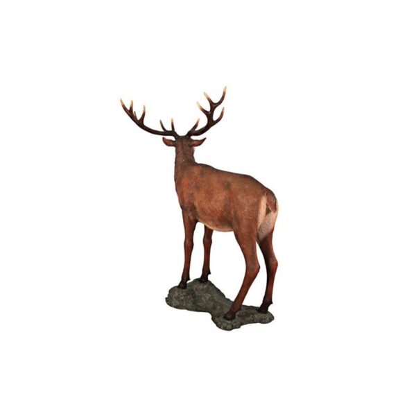 Design Toscano NE130058 51 1/2 Inch Red Deer Buck Statue with Base