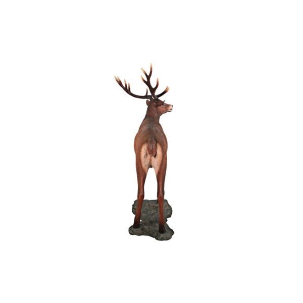 Design Toscano NE130058 51 1/2 Inch Red Deer Buck Statue with Base