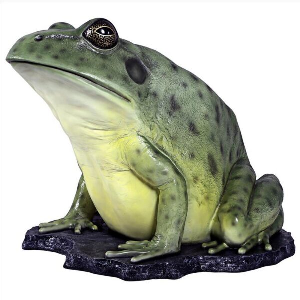 Design Toscano NE130060 50 Inch Great Green Barred Frog Statue