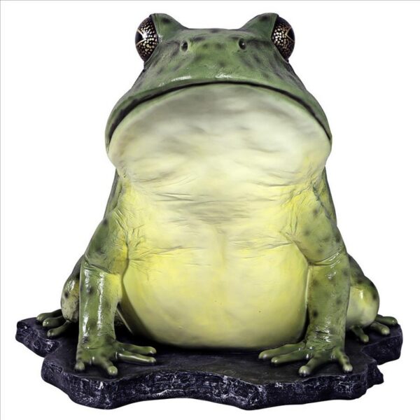 Design Toscano NE130060 50 Inch Great Green Barred Frog Statue