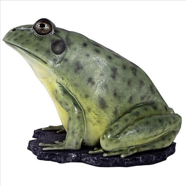 Design Toscano NE130060 50 Inch Great Green Barred Frog Statue