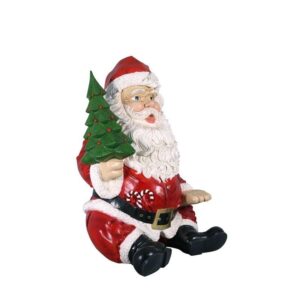 Design Toscano NE140080 61 1/2 Inch Giant Sitting Santa Claus Statue