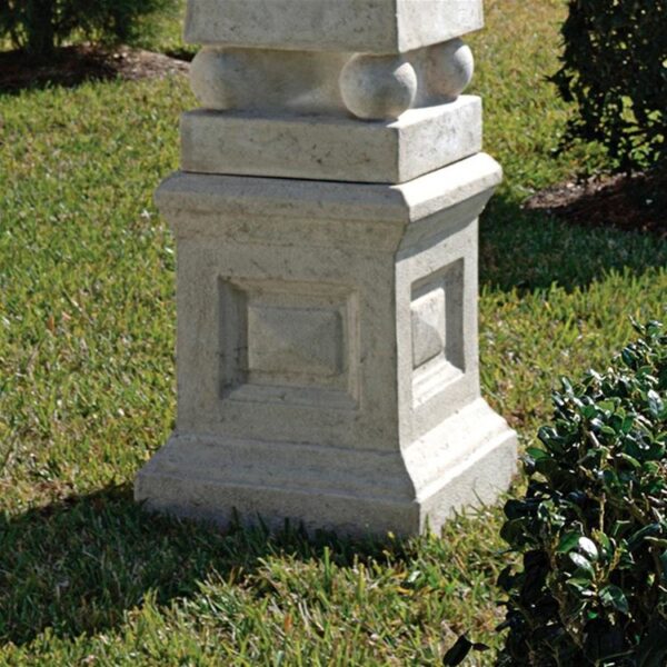 Design Toscano NE140502 21 Inch English Plinth for Obelisk