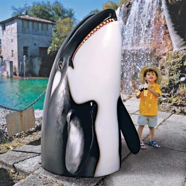 Design Toscano NE150004 46 Inch Thar She Blows Killer Whale Statue