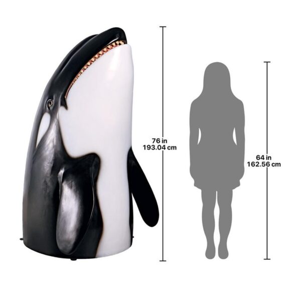 Design Toscano NE150004 46 Inch Thar She Blows Killer Whale Statue