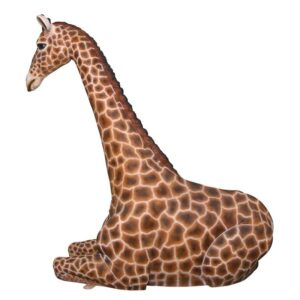 Design Toscano NE160022 76 1/2 Inch Dakarai Grande Sitting Giraffe Statue