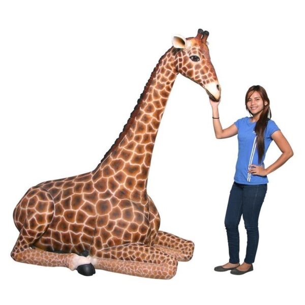 Design Toscano NE160022 76 1/2 Inch Dakarai Grande Sitting Giraffe Statue