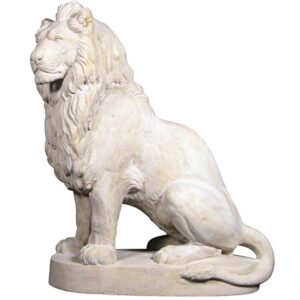 Design Toscano NE1602740 21 Inch Stately Chateau Lion Statue Right