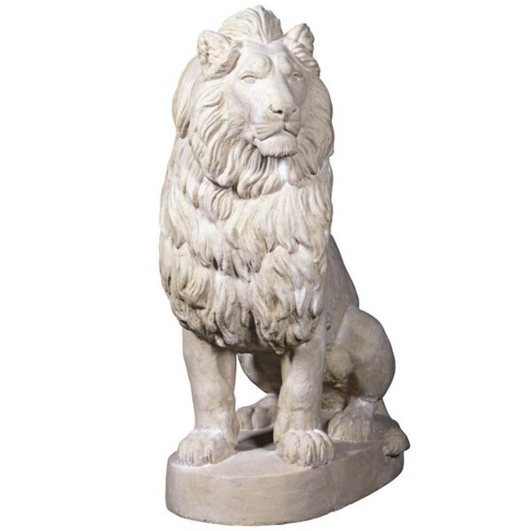 Design Toscano NE1602740 21 Inch Stately Chateau Lion Statue Right