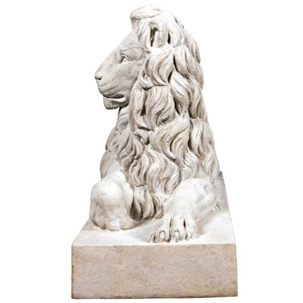 Design Toscano NE1602751 48 1/2 Inch Castle Courtyard Lion Sentinel Facing Right