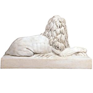 Design Toscano NE1602752 48 1/2 Inch Castle Courtyard Lion Sentinel Facing Left