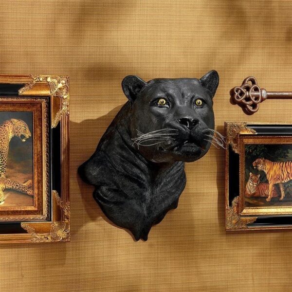 Design Toscano NE170003 14 Inch Shadow Panther Wall Sculpture