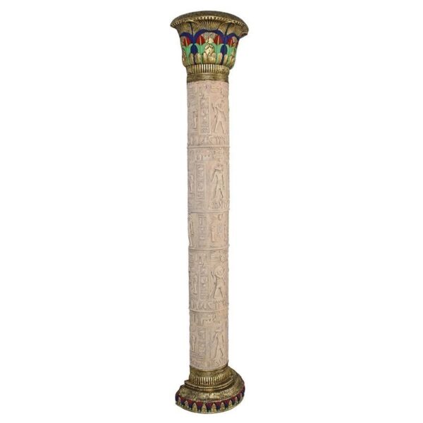 Design Toscano NE170009 20 1/2 Inch Giant Column of Luxor Wall Sculpture