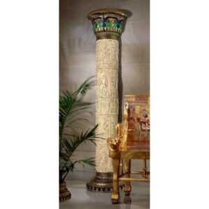 Design Toscano NE170009 20 1/2 Inch Giant Column of Luxor Wall Sculpture