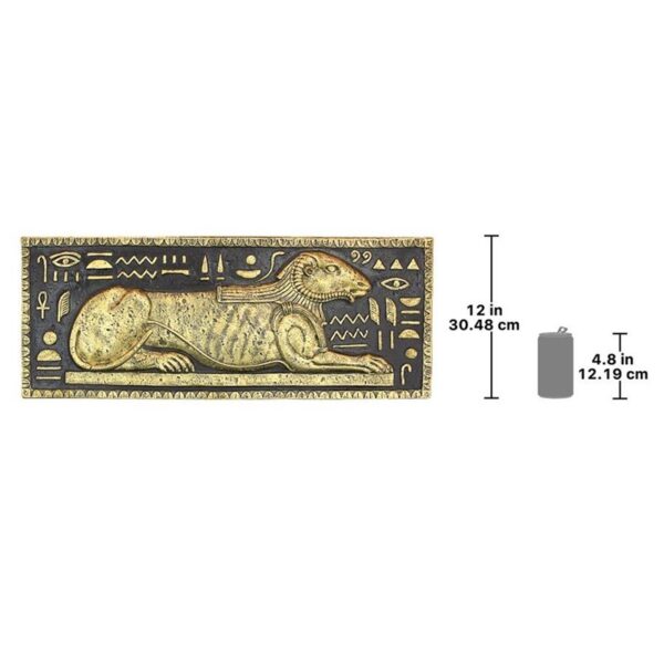 Design Toscano NE170011 30 Inch Khnum God of the Nile Wall Sculpture