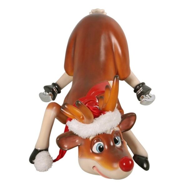 Design Toscano NE170078 38 Inch Funny Reindeer Skating