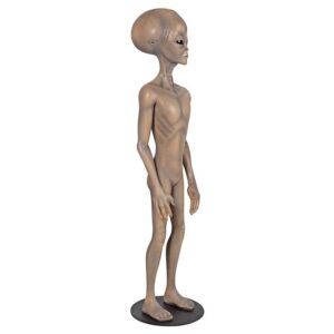 Design Toscano NE170230 13 Inch Area 51 Alien Statue - Grey