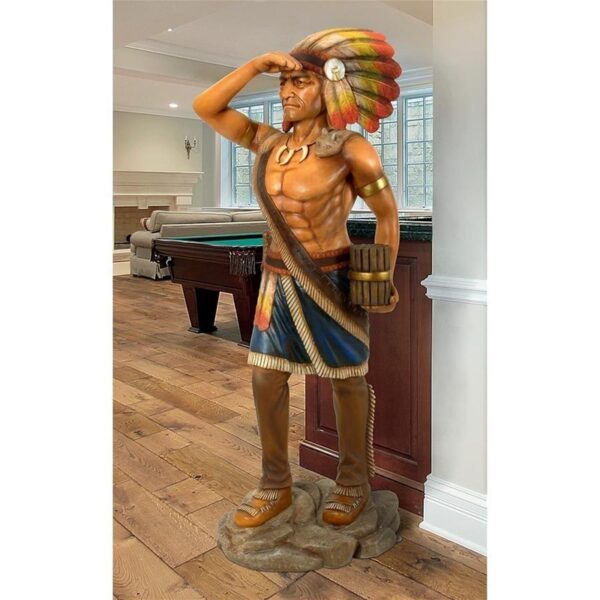 Design Toscano NE180055 28 Inch Cigar Store Indian Statue