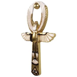 Design Toscano NE180091 22 Inch Egyptian Amun Re Ankh Wall Sculpture