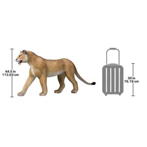 Design Toscano NE180220 96 Inch Walking Lioness Statue