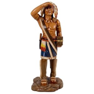 Design Toscano NE190006 18 Inch Tobacco Store Indian Statue, Large