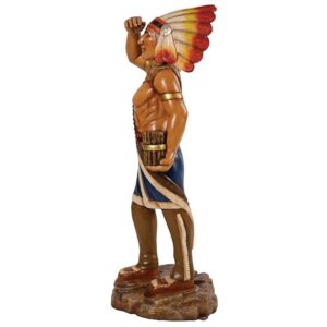 Design Toscano NE190006 18 Inch Tobacco Store Indian Statue, Large