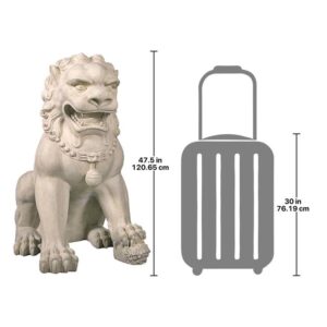 Design Toscano NE190162 44 1/2 Inch Female Grande Palace Foo Dog