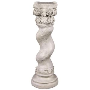 Design Toscano NE200051 6 Inch Capitoline Barley Twisted Column