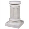 Design Toscano NE200052 12 Inch Greek Fluted Plinth, Small