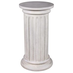 Design Toscano NE200054 16 Inch Roman Doric Column Classical Fluted Plinth, Large