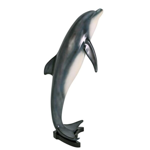 Design Toscano NE20609 22 1/2 Inch Large Leaping Sea Dolphin Statue