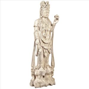 Design Toscano NE210138 17 Inch The Asian Goddess Guan Yin Garden Statue