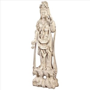 Design Toscano NE210138 17 Inch The Asian Goddess Guan Yin Garden Statue