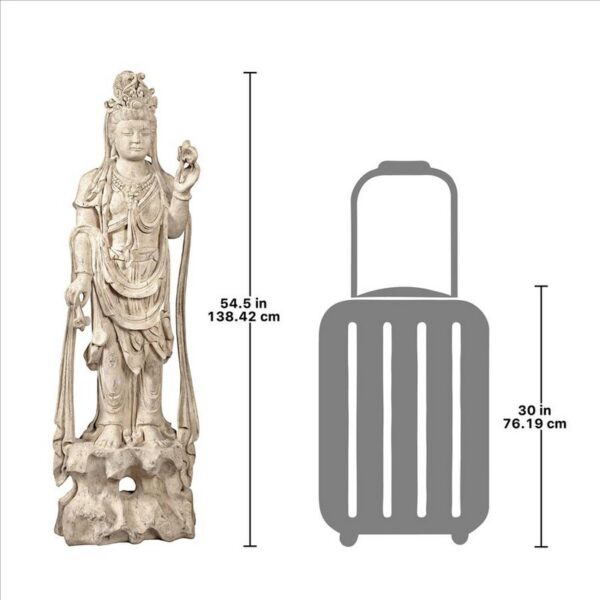 Design Toscano NE210138 17 Inch The Asian Goddess Guan Yin Garden Statue