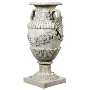 Design Toscano NE210146 20 Inch Wine Harvest Oviform Garden Urn