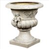 Design Toscano NE210152 22 Inch Grape Harvest Cherub Garden Urn