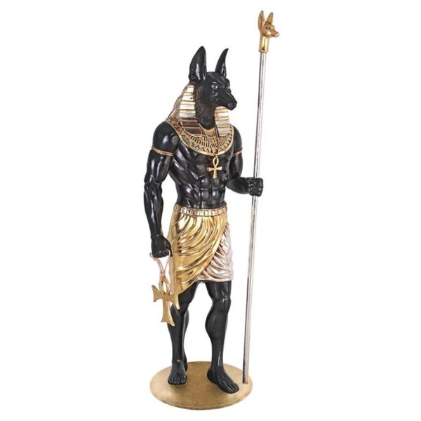 Design Toscano NE232672 26 1/2 Inch Egyptian Grand Ruler Anubis without Mount