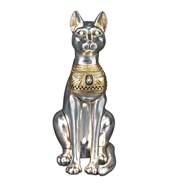 Design Toscano NE23294 17 1/2 Inch Large Egyptian Cat Goddess Bastet Statue