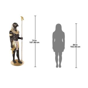 Design Toscano NE234672 26 1/2 Inch Egyptian Grand Ruler Horus without Mount