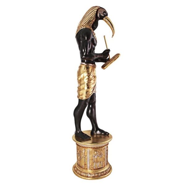 Design Toscano NE23862 26 1/2 Inch Egyptian Grand Ruler Thoth with Mount